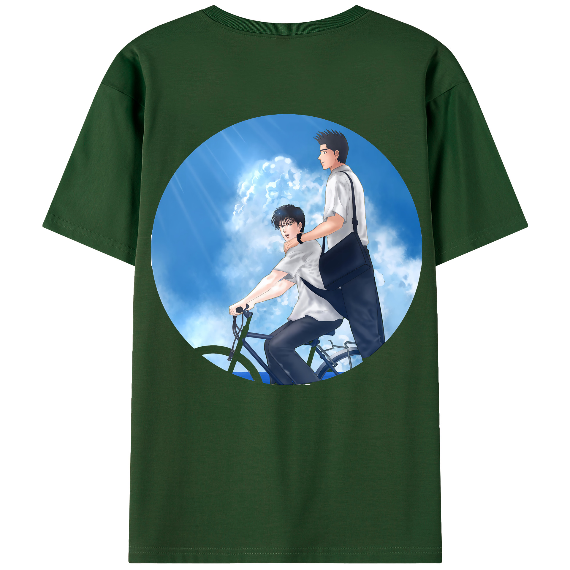 SLAM DUNK／スラムダンク 綿100％半袖Tシャツ（背面プリント）